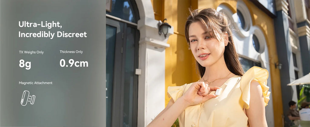 Hollyland LARK A1 Wireless Microphone for iPhone Android Micphone for Youtube Tiktok Vlogging Podcast Noise Cancellation Mic