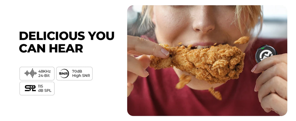 Hollyland LARK M2 Wireless Lavalier Microphone for iPhone Camera 300m Range Noise Cancellation 30H Battery for Photography Vlog