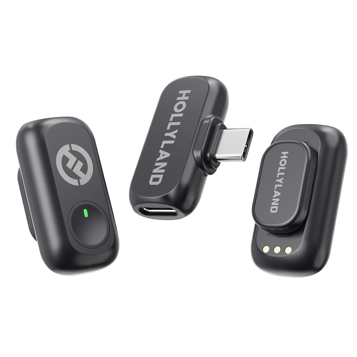 Hollyland LARK A1 Solo Wireless Microphone for iPhone Micphone for Youtube Tiktok Vlogging Podcast Noise Cancellation Microphone