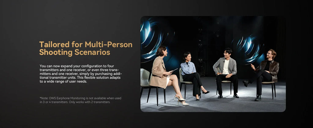 Hollyland LARK MAX 2 Professional Wireless Microphone 32bit Full-Chain Audio AI Noise Cancel for iPhone Camera Android Mic