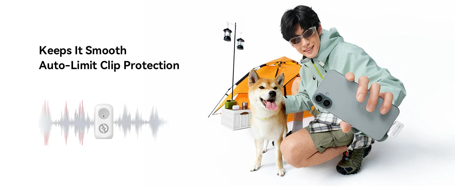 Hollyland LARK A1 Wireless Microphone for iPhone Android Micphone for Youtube Tiktok Vlogging Podcast Noise Cancellation Mic