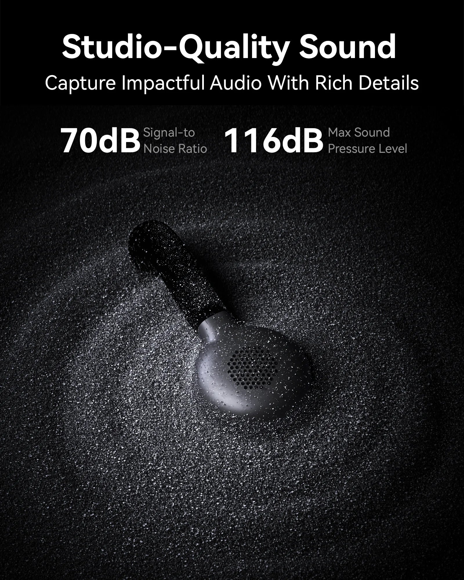 Hollyland LARK M2S Wireless Microphone for iPhone Camera Android PC Noise Cancellation Microphone for Photography Vlog Interview