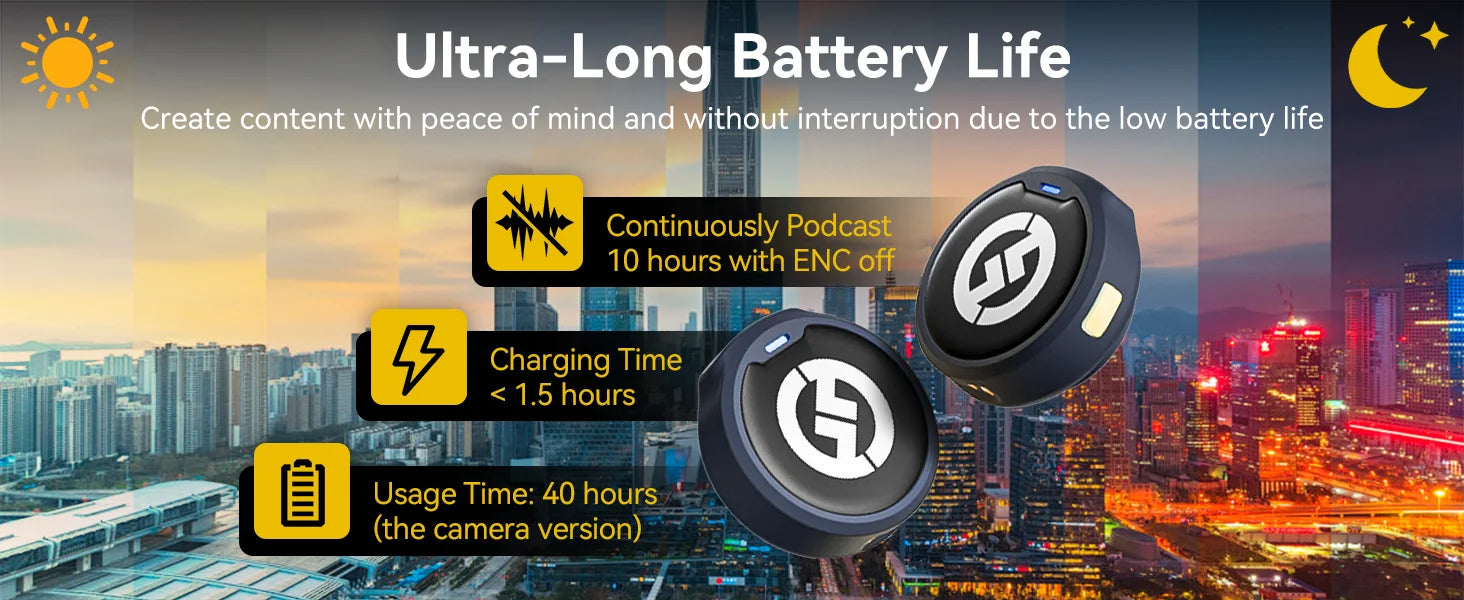 Hollyland LARK M2 Wireless Lavalier Microphone 48KHz 24Bit 300m Range 10H Worktime Wireless Microphone for Photography Vlog Live